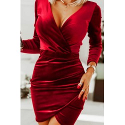 Rochie dama catifea petrecuta 5029-22-2