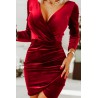 Rochie dama catifea petrecuta 5029-22-2