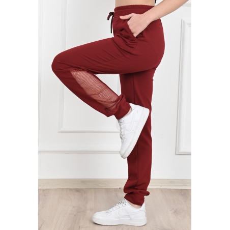 Pantalon dama bumbac si plasa 6057