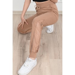 Pantalon dama bumbac si plasa 6057