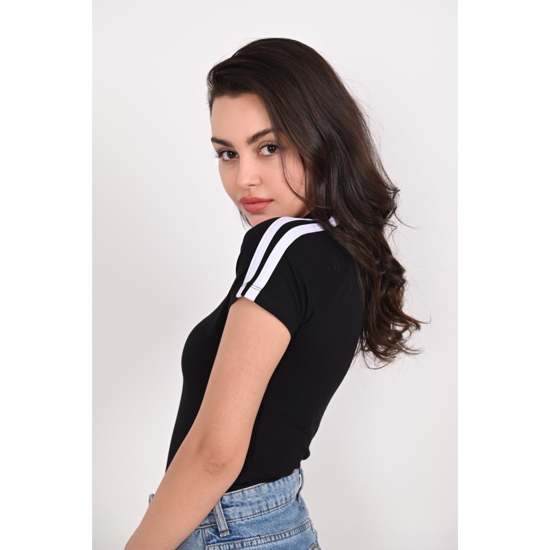 Body dama bumbac cu dungi 9823