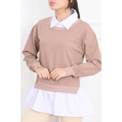 Bluza dama bumbac despicata 1111-22