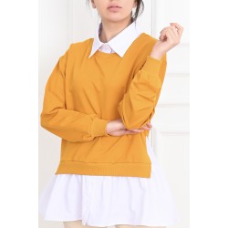 Bluza dama bumbac despicata 1111-22