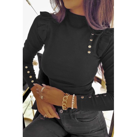 Bluza dama bumbac tetra cu nasturi 9295