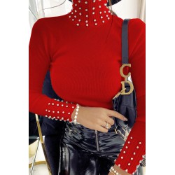 Bluza dama bumbac tetra cu aplicatii 9373