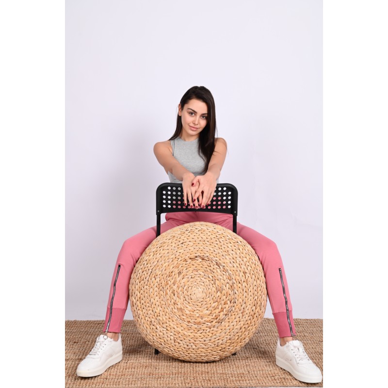 Pantalon dama bumbac cu fermoar 6022