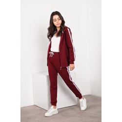 Trening dama bumbac cu dungi 3003-23
