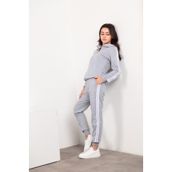 Trening dama bumbac cu dungi 3003-23