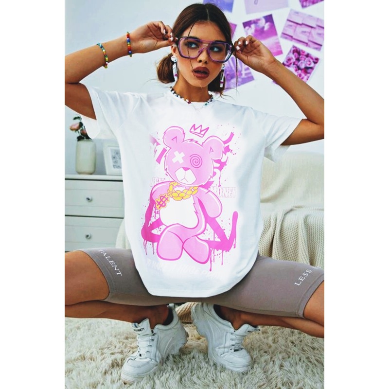 Tricou dama bumbac PinkBear 1184