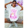 Tricou dama bumbac PinkBear 1184