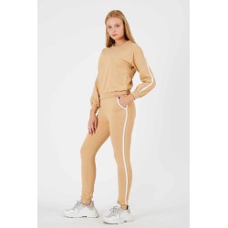 Trening dama bumbac cu dunga 9070