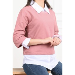 Bluza dama bumbac tip camasa 1110-22