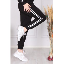 Pantalon dama bumbac cu dungi 6115