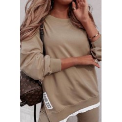 Trening dama bumbac cu fermoar lateral People 3422