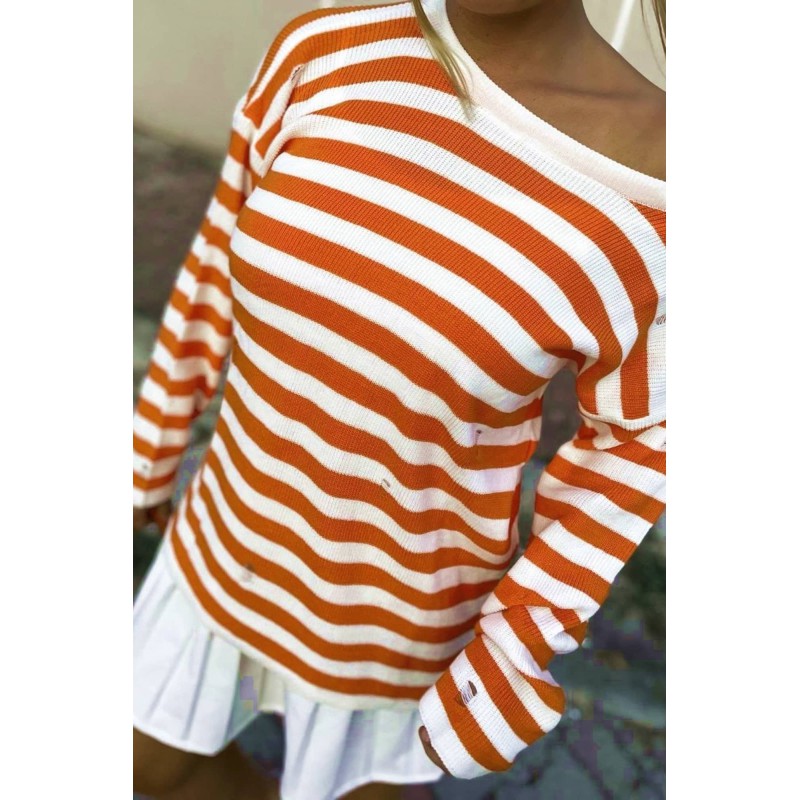 Pulover dama cu rupturi 3003