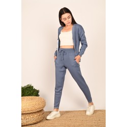 Trening dama tricot cu jacheta 2025