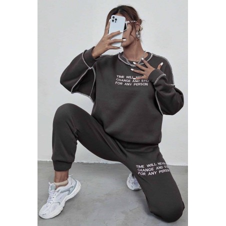 Trening dama bumbac vatuit Time 3483