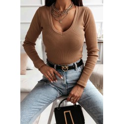 Bluza dama bumbac tetra in V 1373