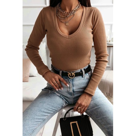 Bluza dama bumbac tetra in V 1373