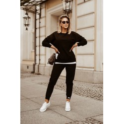 Trening dama bumbac cu fermoar lateral People 3422