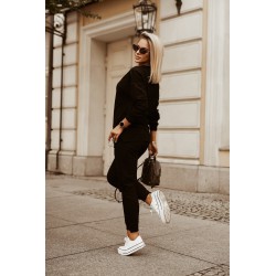 Trening dama bumbac cu fermoar lateral People 3422