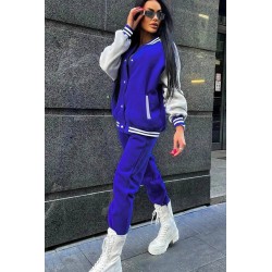 Trening dama bumbac cu jacheta 3501-23