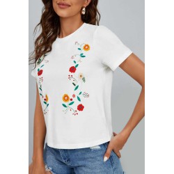 Tricou dama bumbac Floral 1285