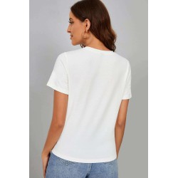 Tricou dama bumbac Floral 1285