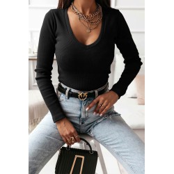 Bluza dama bumbac tetra in V 1373