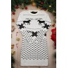 Rochie dama tricotata cu imprimeu de Craciun 2066