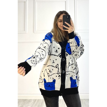 Cardigan dama Cats 7012