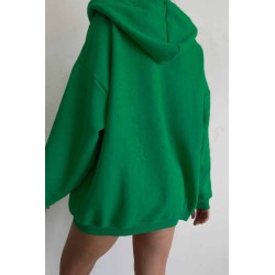 Hanorac dama vatuit cu fermoar si gluga 1397