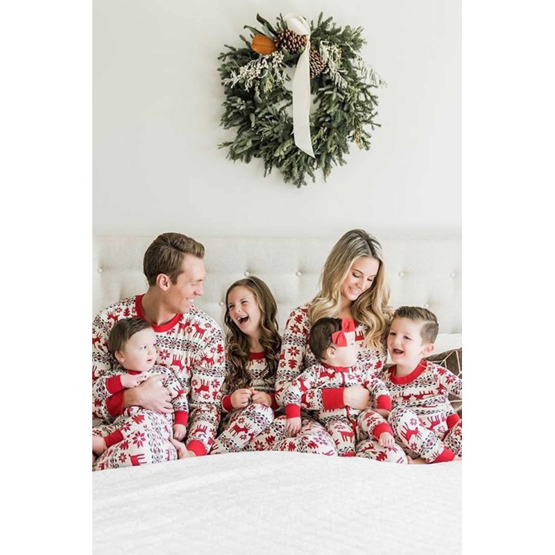 Pijama barbat bumbac White 9383-6