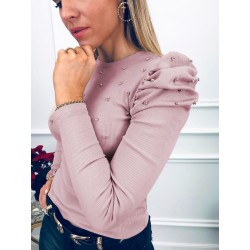 Bluza dama bumbac tetra cu pietre 8642