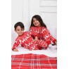 Pijama copil bumbac cu imprimeu Red 9382-5