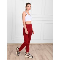 Pantalon dama bumbac vatuit uni 6123