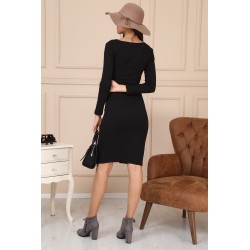 Rochie dama bumbac cu nasturi 8484