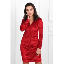 Rochie dama catifea incretita 5134/5133