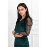 Rochie dama cu maneci de tull 5140