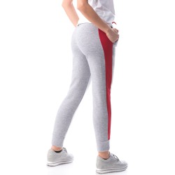 Pantalon dama bumbac vatuit dunga rosie 7078-22
