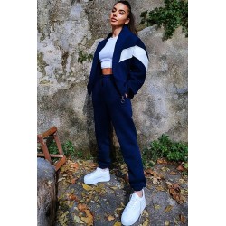 Trening dama bumbac vatuit dunga 3566-23