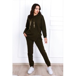 Trening dama bumbac vatuit cu panglica 3581