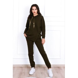 Trening dama bumbac vatuit cu panglica 3581