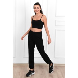 Pantalon dama bumbac uni 6145