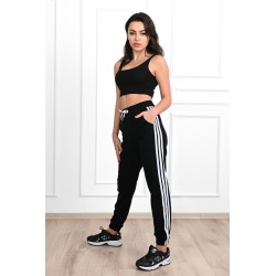 Pantalon dama bumbac 3 dungi 6146