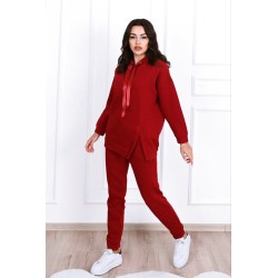 Trening dama bumbac vatuit cu panglica 3581