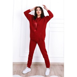 Trening dama bumbac vatuit cu panglica 3581