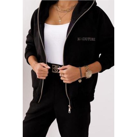 Trening dama bumbac vatuit cu broderie BGI 3171