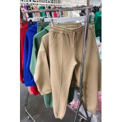 Trening dama bumbac vatuit uni cu gluga 3585