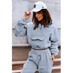 Trening dama bumbac vatuit buzunar 3549-23